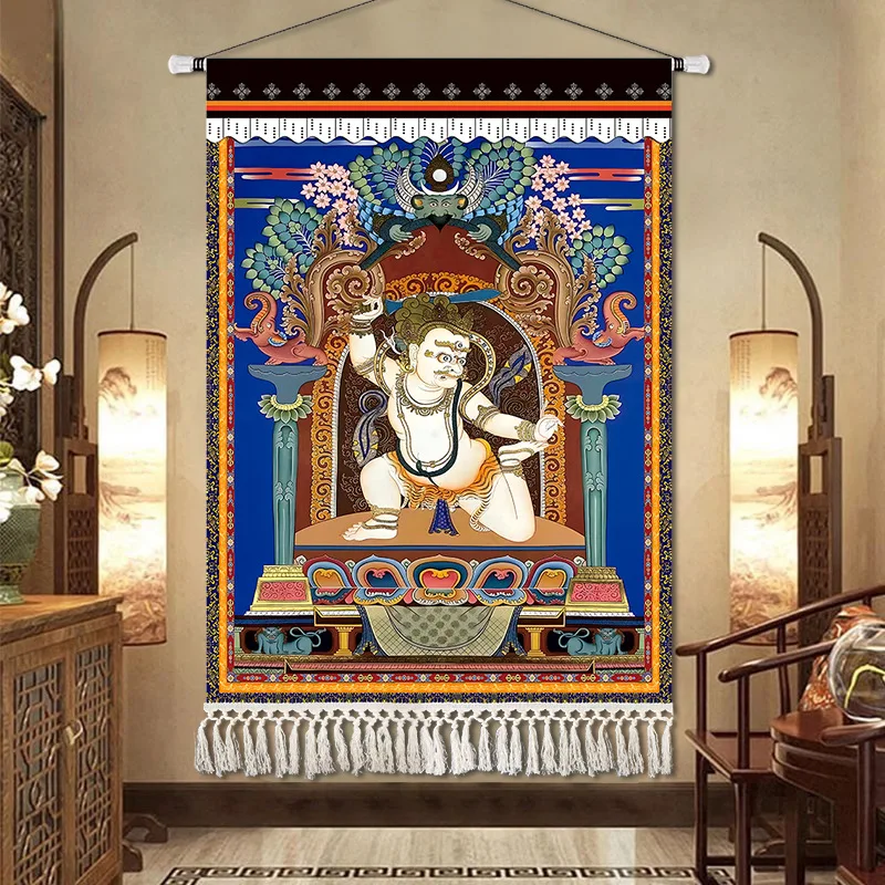 Tibet Potala Palace Cloth Art Tapestry Tibetan Cloth Homestay Hotel Restaurant Background Decorative Cloth Mural Tapestry