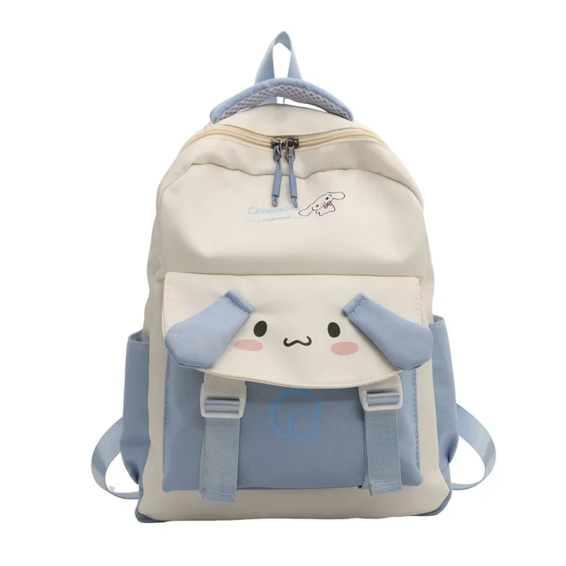 2024 New Sanrio Junior High School School Bag College Style Large Capacity Backpack College Student Backpack Student Bag