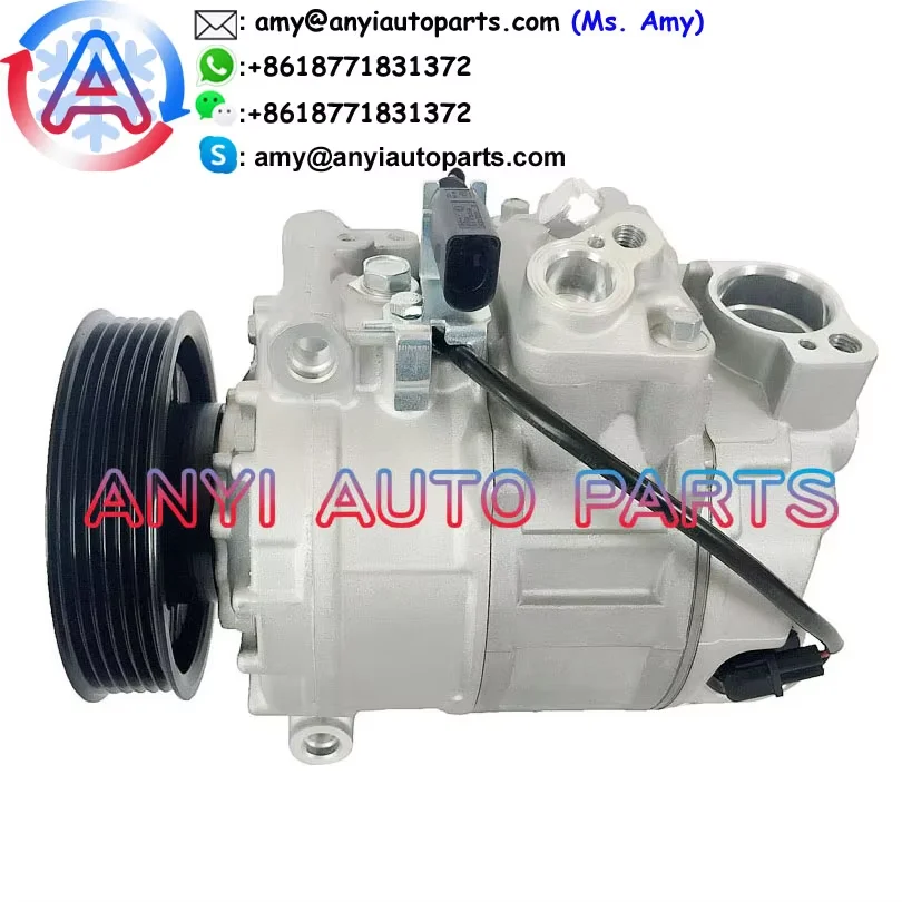 

China Factory COM587 J 7L6 820 803 K 7L6 820 803 M 7L6 820 803 Q Denso 7SEU17C 6PK car ac compressor for Audi Q7/VW Touareg