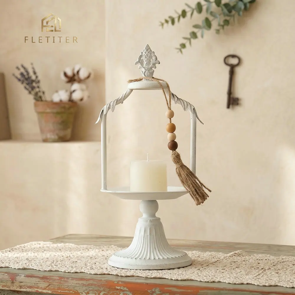 Vintage Jewelry Organizer Stand,Multifunctional Entryway Key Holder Candle Holder,Decorative Home Accent for Bedroom Decor Gift