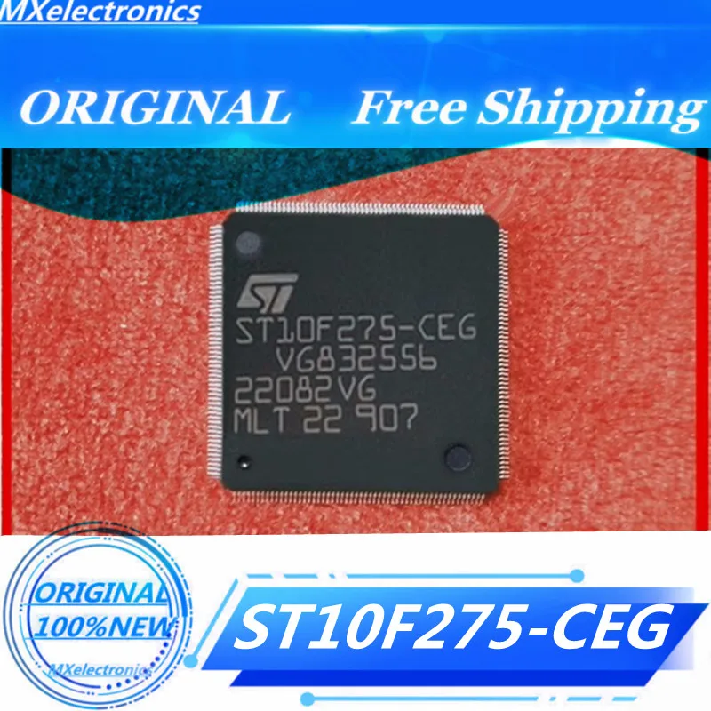 5-100PCS/LOT NEW100%   ST10F275-CEG ST10F275 NEW IC TQFP144  ORIGINAL