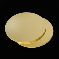 Solid Brass Metal Round Sheet Disc 2mm 5mm 10mm 15mm 20mm 25mm 30mm 35mm 40mm 45mm 50mm 60mm 70mm 80mm 100mm 120mm 150mm 200mm