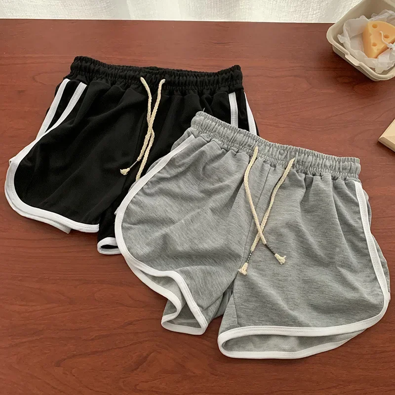 2024 Summer New Sports Yoga Shorts Women\'s Korean Edition Fashion Loose Casual High Waist Wide Leg Home Sleeper Pants