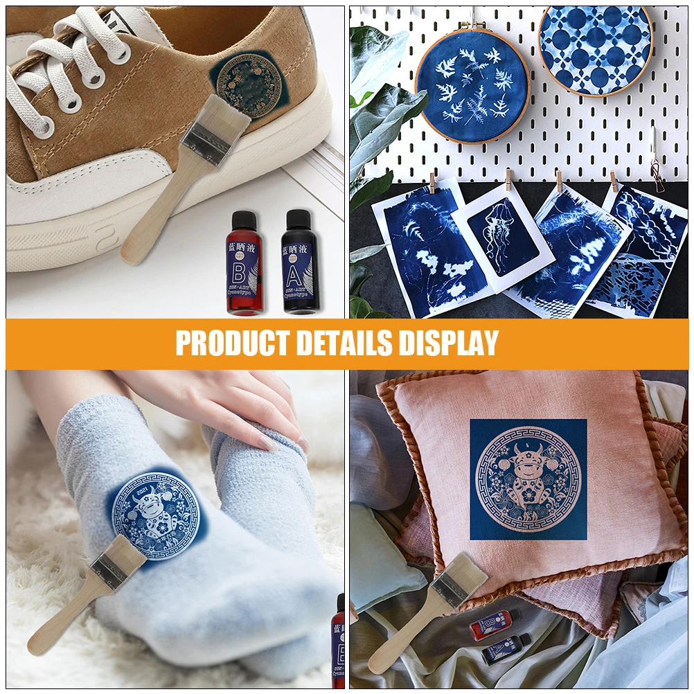 

1 set 1 Set Cyanotype Diy Kit Blue Photographic Materials Craft Supplies Liquid Pigments Vibrant Colors Home Art Projects Tools