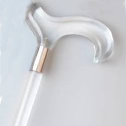 Crystal Walking Stick Walking Stick Acrylic Outdoor Walking Stick for the Elderly