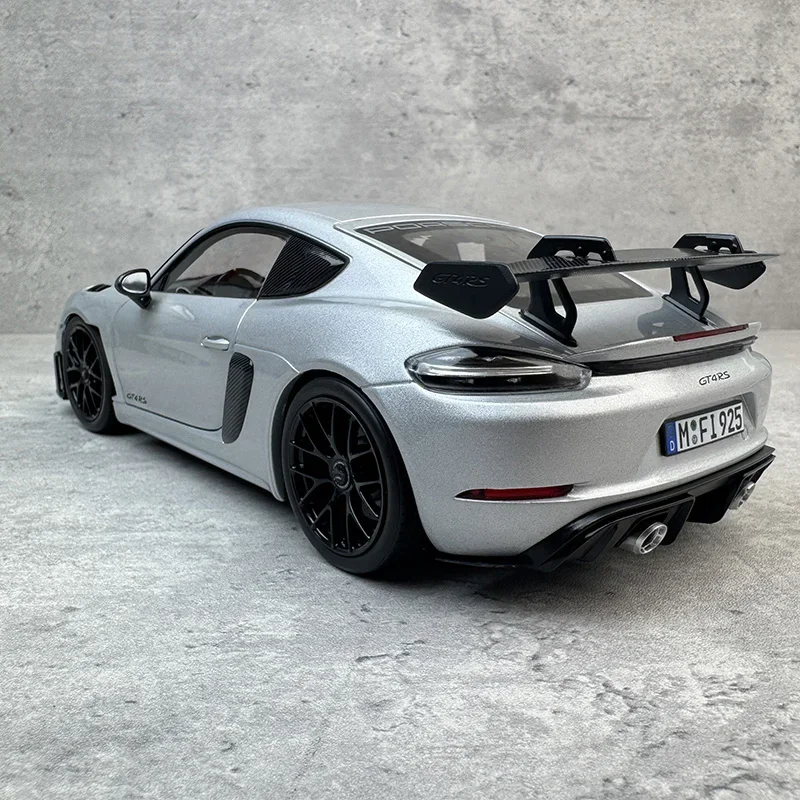 NOREV 1:18 لـ GT4 718 سيارة رياضية قابلة للتحويل مصنوعة من خليط معدني مفتوح بالكامل مجموعة نماذج السيارة لعبة هدية