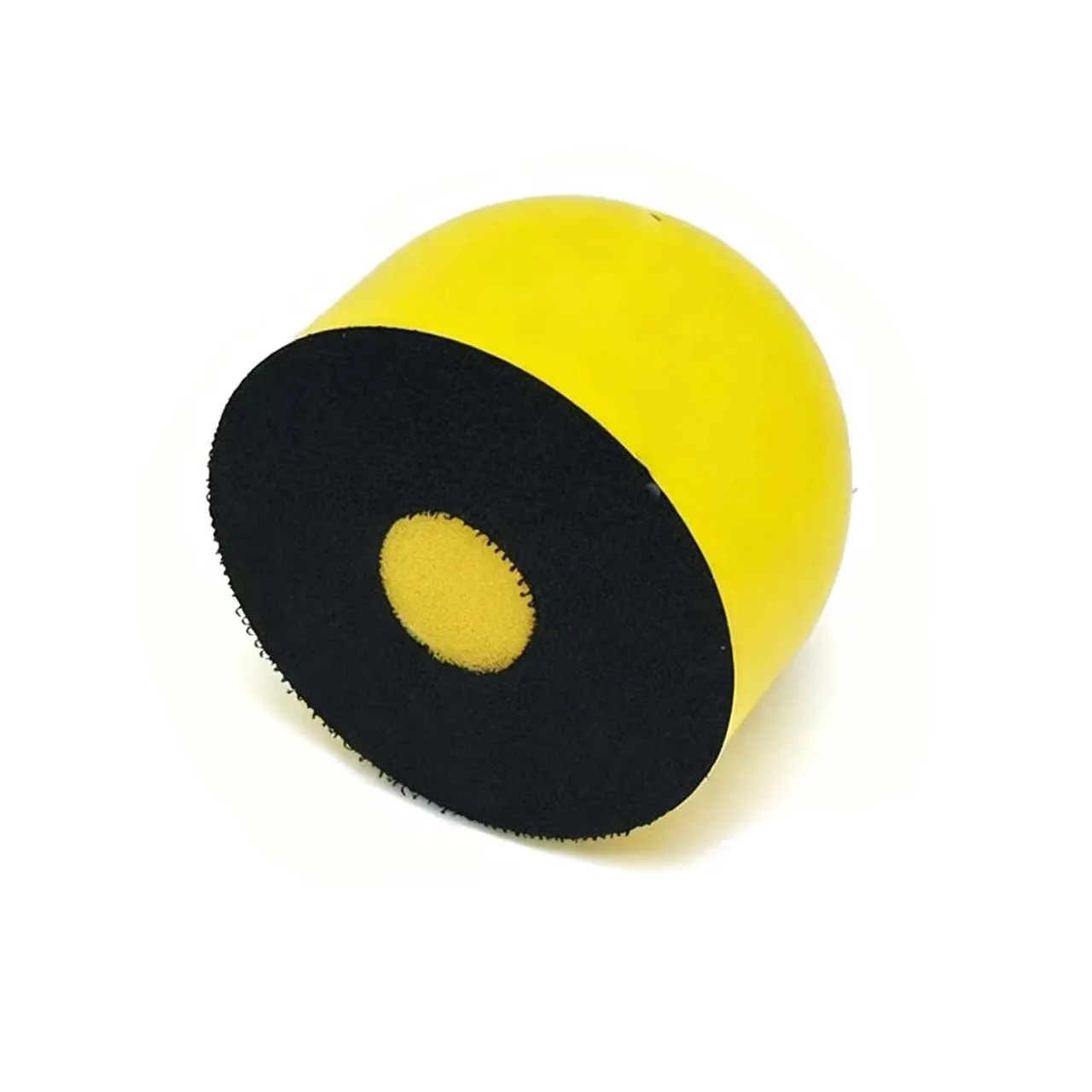 3 Inch Yellow PU Foam Sanding Disc Polishing Pad for For wood Grinding Tasks Compatible with Backing Sandpaper Manual Use