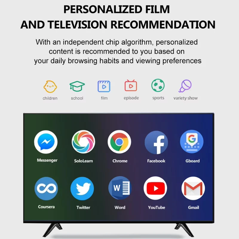 VSTI Frameless 75 Inch OLED Televiseur Smart Tv 43 50 55 65 75 Inches 4K Ultra HD OLED Android WiFi google Tv on Sale Cheap