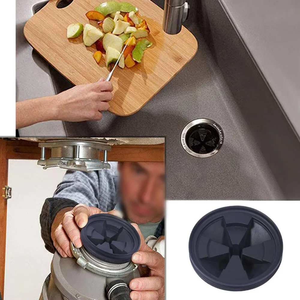 Imagem -02 - Disposal Splash Guard Garbage Stopper Ring Cover For Insinkerator Rubber Quiet Collar Sink Baffle Reduce Disposer Noise Tools