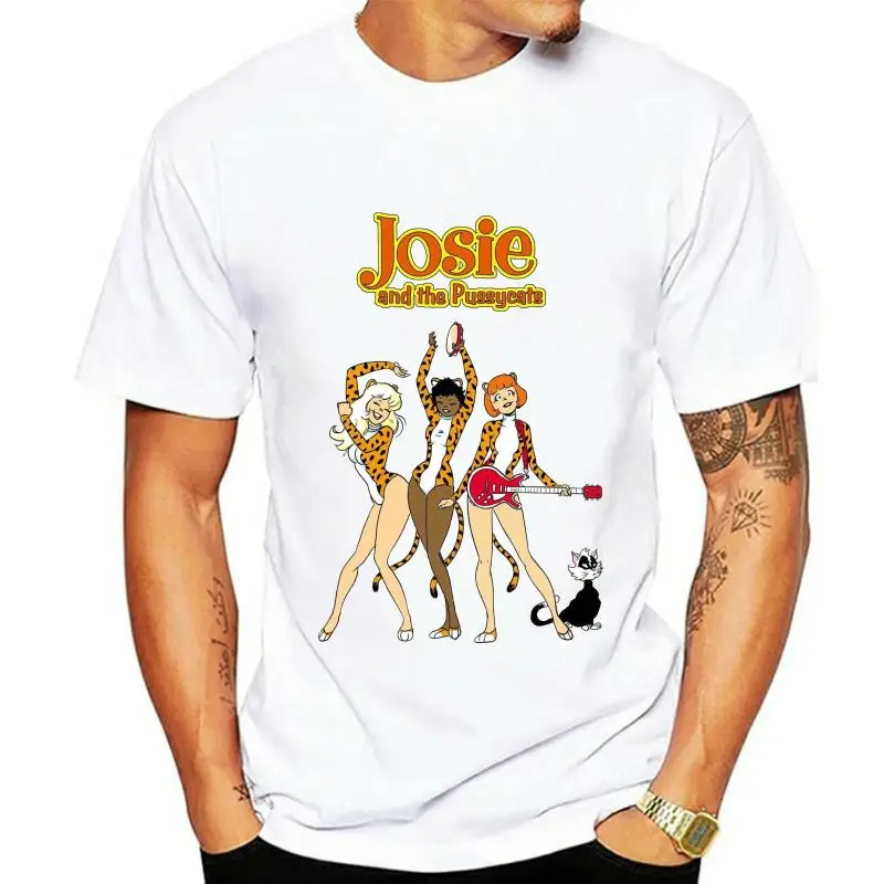 CARTOON Josie and the Pussycats V1 TV Series 1970 T-Shirt All sizes S-3XL Tops Tee Shirt Popular Tagless