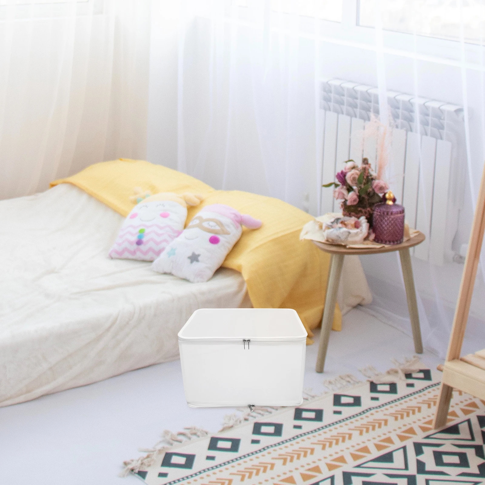 

Zipper Design Foldable Clothes Organizer Storage Box Multi-Grid Underwear Socks Organizer For Wardrobe Closet Space