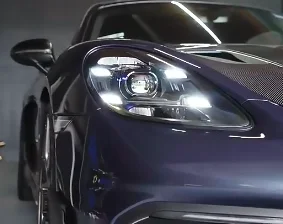 SJC تكوين عالي إلى 982 كايمان بوكستر ترقية الضوء الأمامي مصفوفة مصابيح LED مجموعة المصابيح الأمامية لبورشه 718