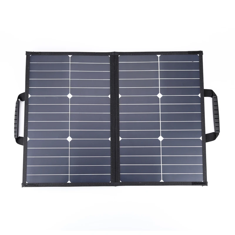 Imagem -04 - Panel Solar Portátil de 18v y 60w Impermeable Usb para Exteriores Mais tipo c Mais Carga de Salida cc para Teléfono Camping al Aire Libre Viajes Emergencia