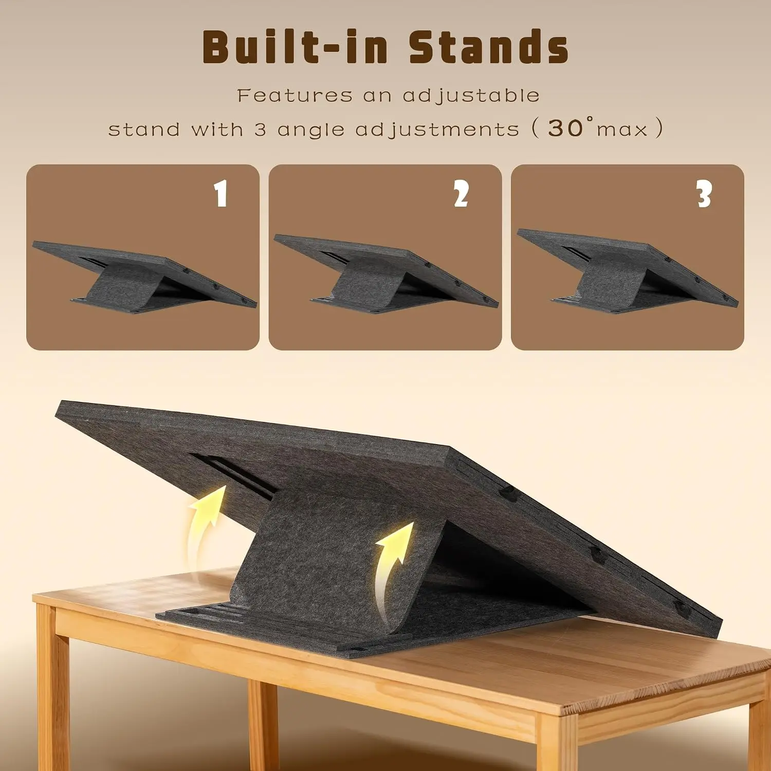2000 Piece Foldable Jigsaw Puzzle Table with Cover, 3 Tilting Angles, 6 Drawers