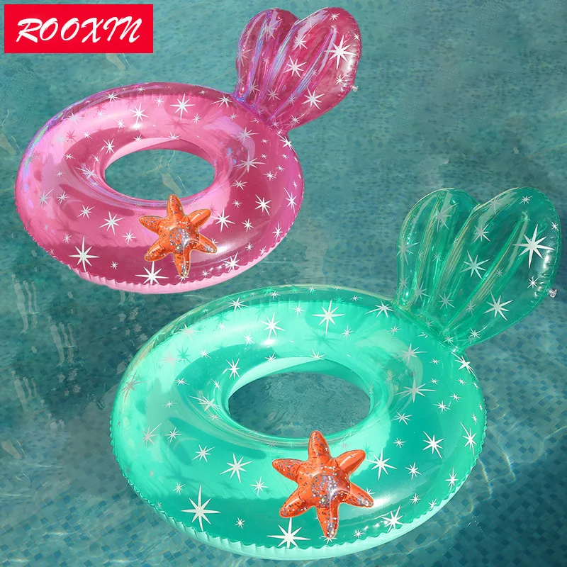 ROOXIN Water Play Equipment Adult Child Swim Ring Tube Inflatable Toy Swimming Ring For Adult Kid Swim Circle Swim Pool Float