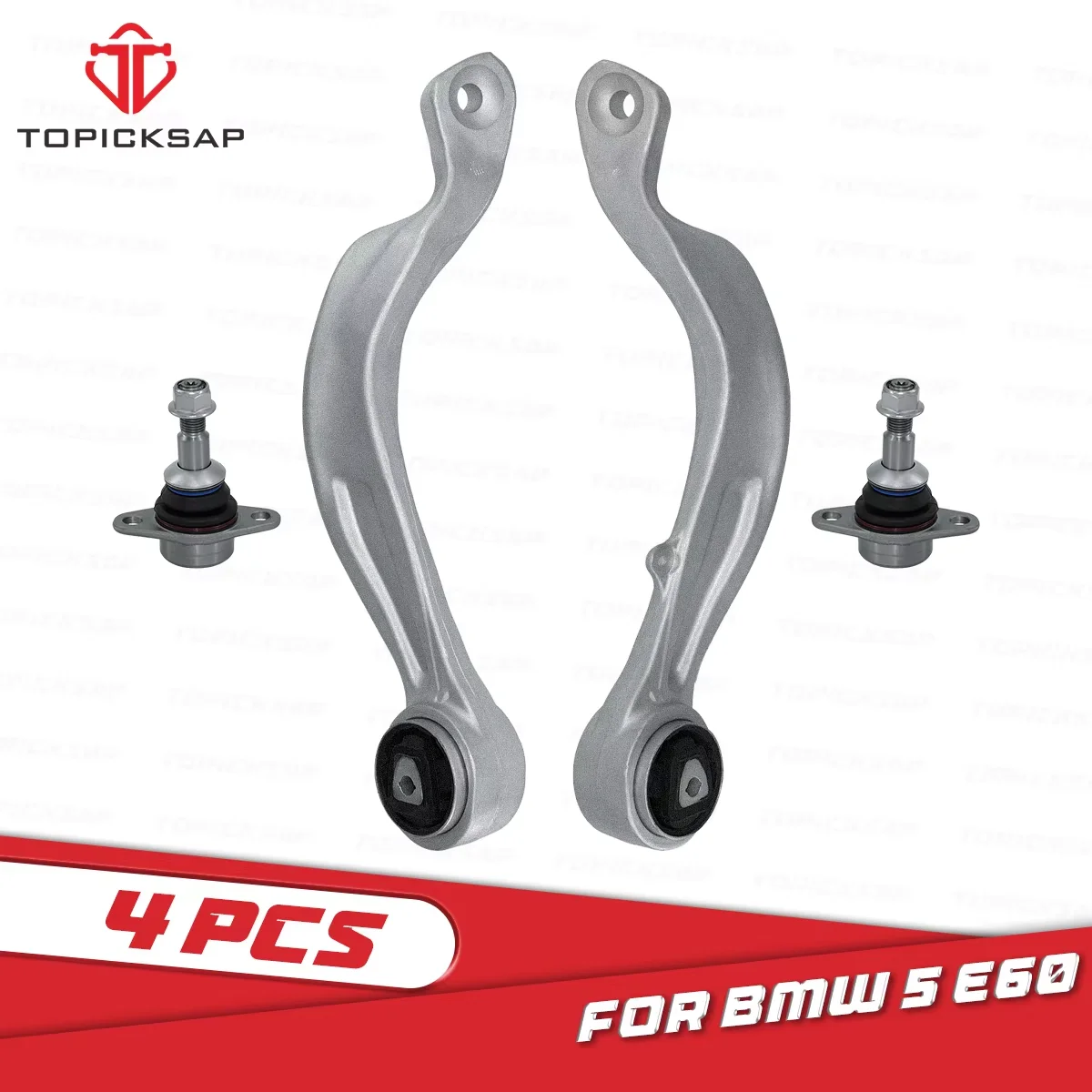 TOPICKSAP 4Pcs Front Control Arm Ball Joints Kits for BMW 5 Series E60 525xi 528i XDrive 528xi 535i XDrive 535xi 2006 - 2010