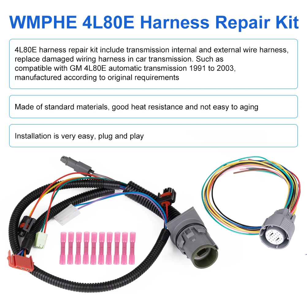 4L80E Internal and External Wire Harness Transmission 350-0032 350-0033 For GM 4L80E Harness Repair Kit  Automatic Transmission