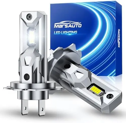 

H7 LED Headlight Bulbs for Car – High Performance Halogen Replacement, 2-Pack