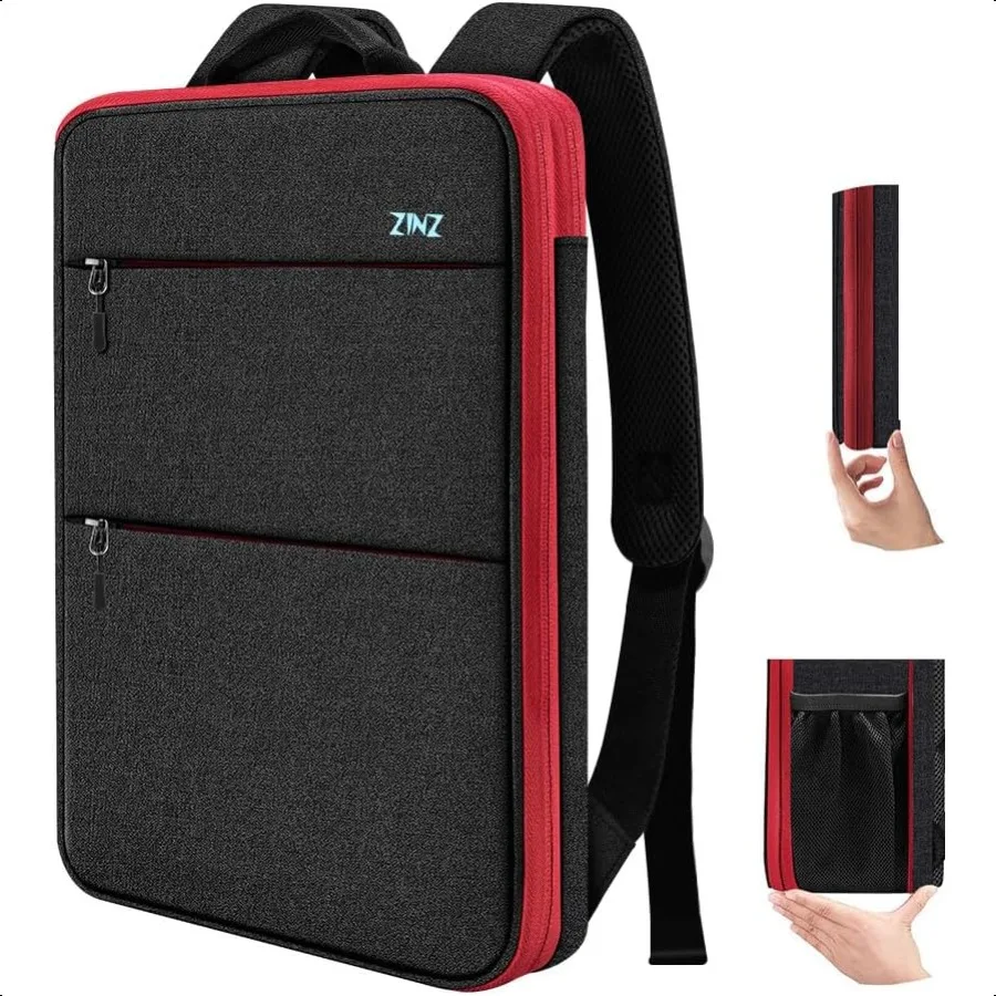 

ZINZ Slim Expandable Laptop Backpack 15 15.6 16 Inch Sleeve with USB Port SpillResistant Notebooks Bag Case for Most 1416 Inch