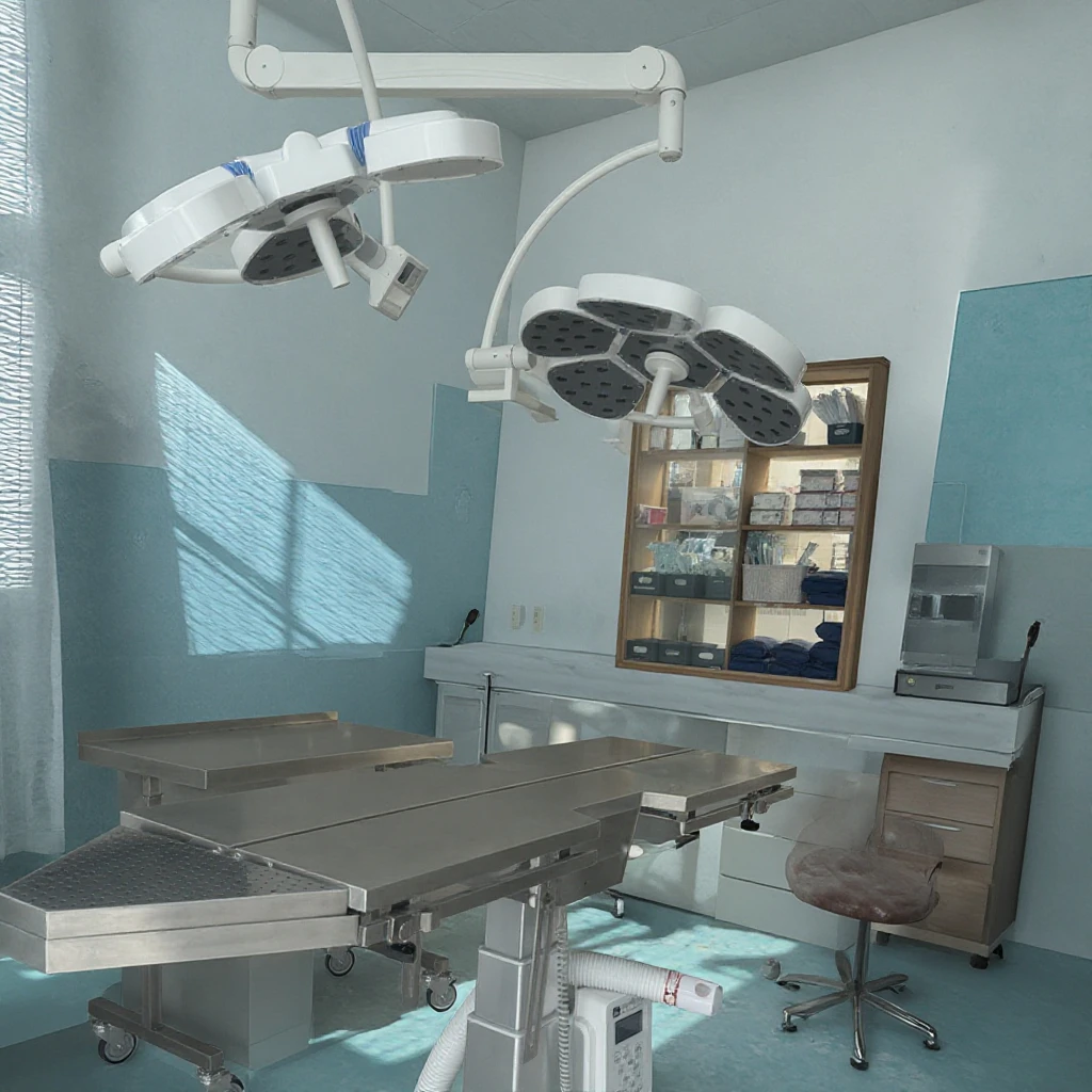 TX04-LED5 Vet Surgical Light Ceiling Mounting Operation Light Exam Lamp LED Surgery Shadowless Lamp