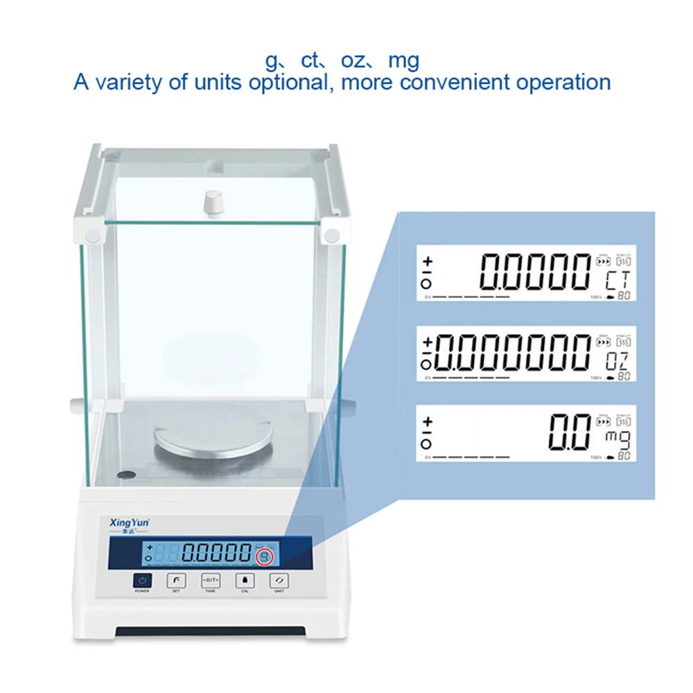 Analytical Balances 0.0001g Resolution Laboratory Scales Digital Microbalance Precision Electronic Balance Scale 120g 220g Range
