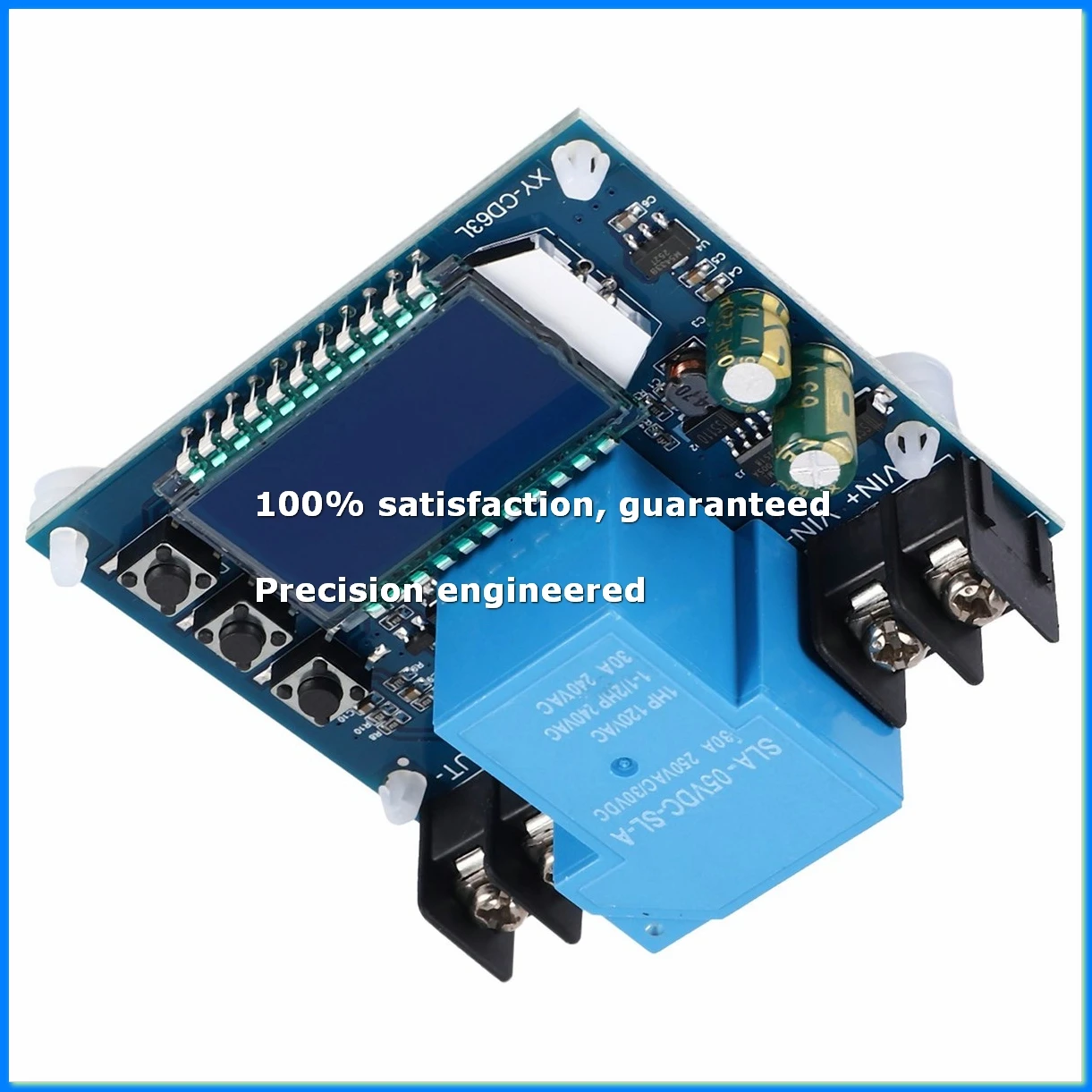 

DC6-60V 30A Storage Battery Charging Control Module Protection Board Charger Time Switch LCD Display XY-CD63L-A74P