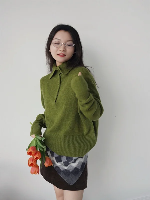 

Женский шерстяной свитер Veenjoy Avocado Brownie с пуговицами, свободного кроя, с открытыми плечами, повседневный, эксклюзивно онлайн, зимний, с длинными рукавами