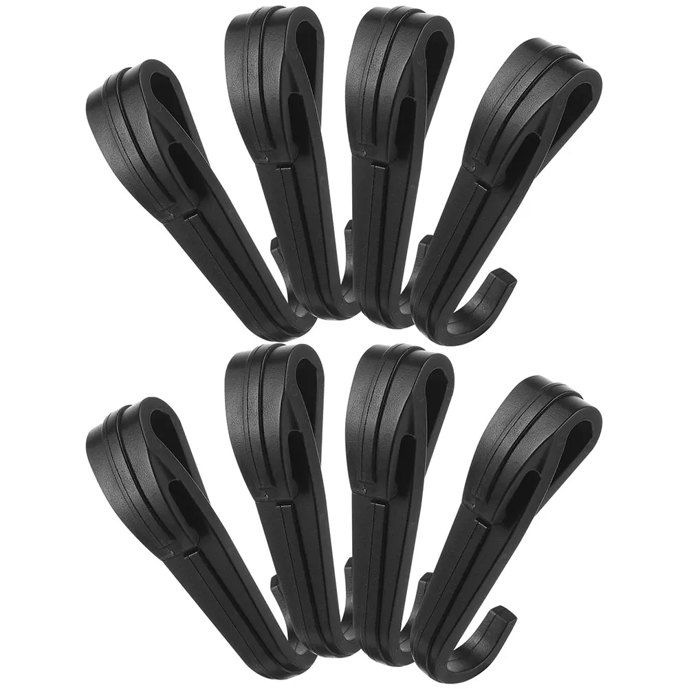 

20pcs Headlamp Hard Hard Hat Clip Holder Hat Clips Black Plastic Light Mount Accessories Safety Protective Gear