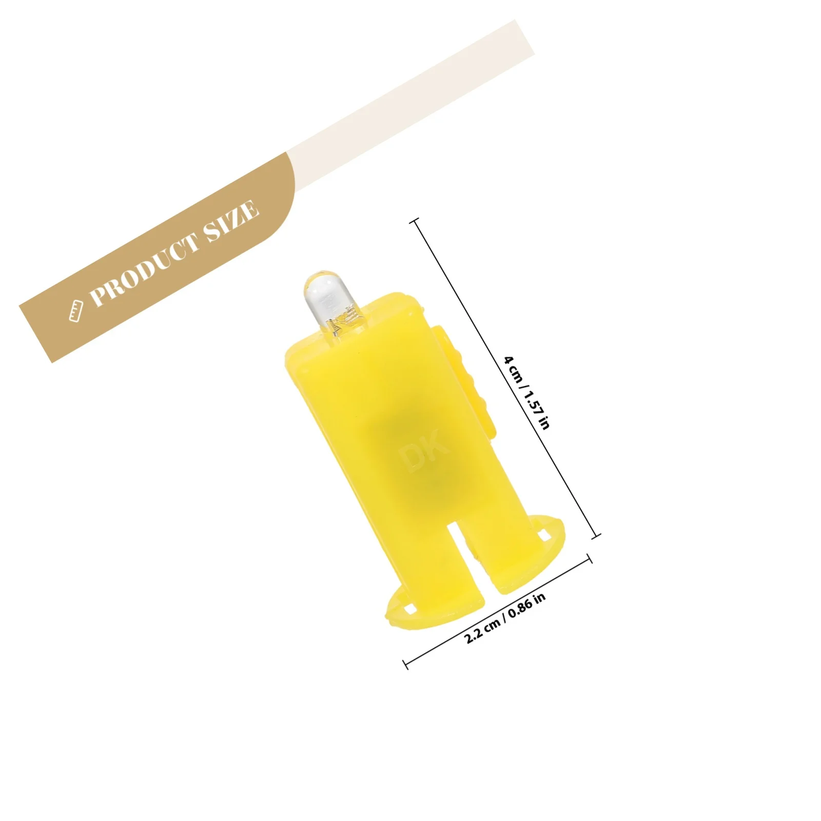 10Pcs LED Paper Wicks Lamp 3 Button Batteries 2-3 Hours Continuous Light Portable Lightweight Easy Install Halloween Wedding