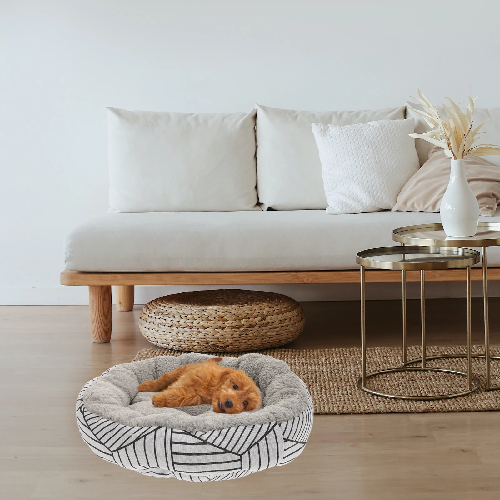 

Warm Pet Bed Mat Wear-Resistant Durable Indoor Dog Cat Sleeping Nest Comfortable Practical Pad Lamb Fleece Pet Kennel