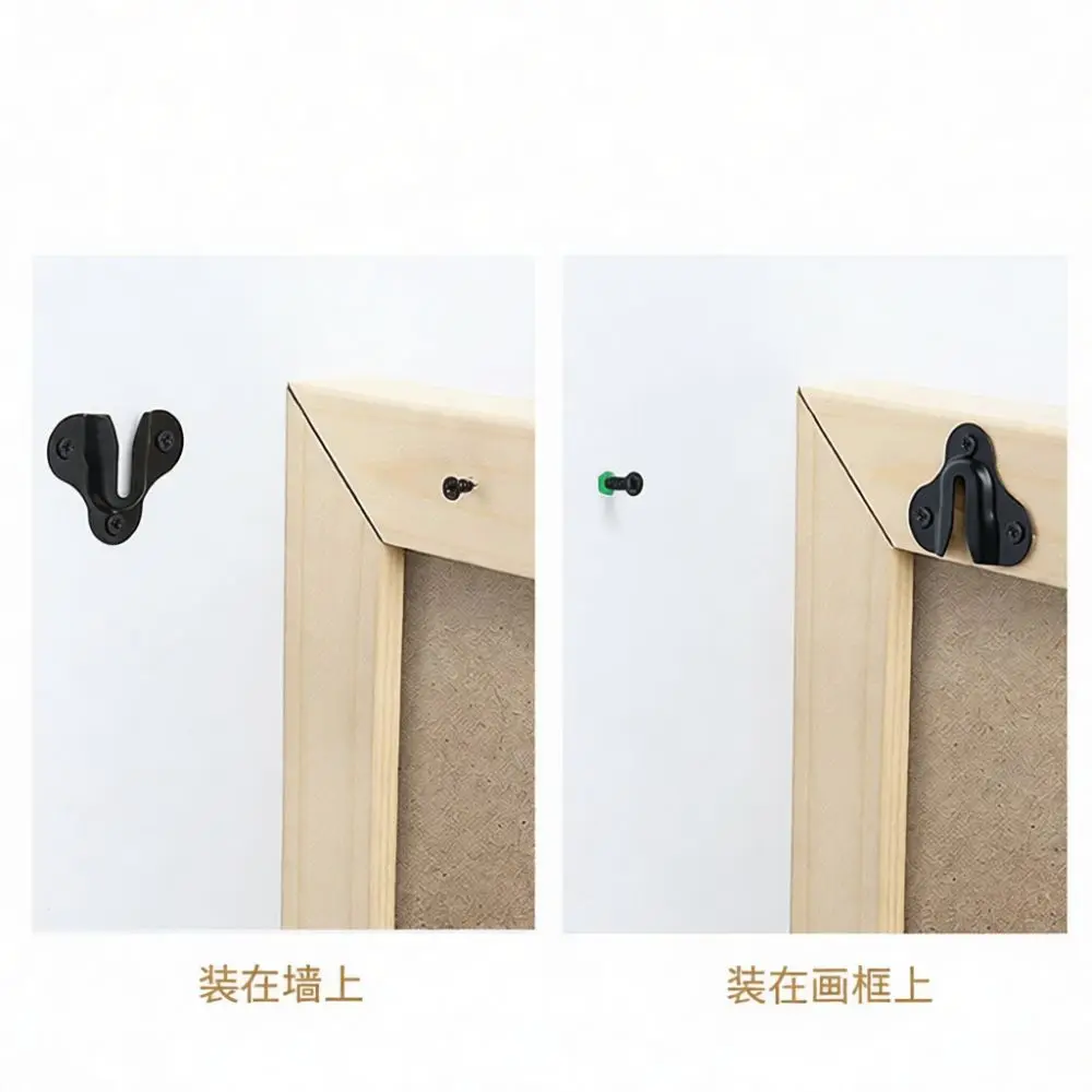 Durable Stainless Steel Mirror Wall Hangers Professional Art Mounting Hardware For Painting Photo Frame Decoration
