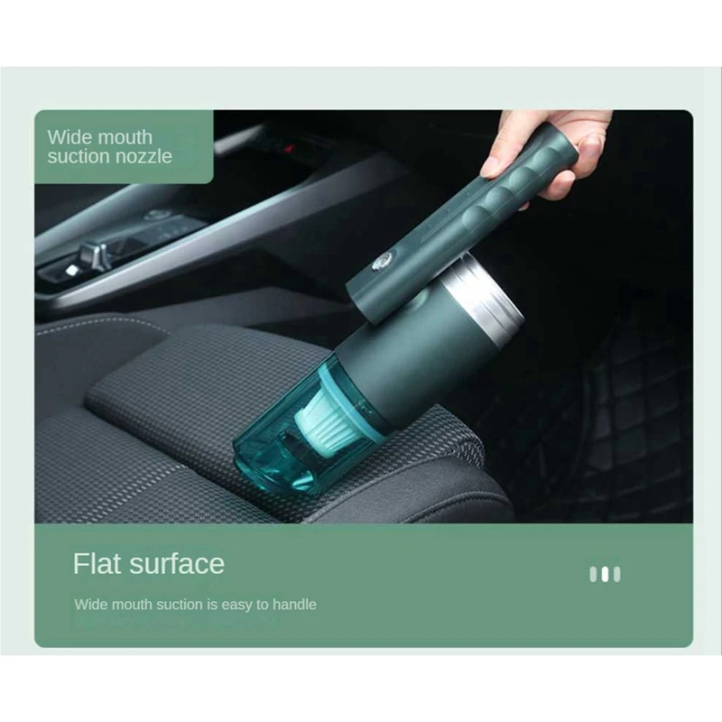 14000PA Mini Car Vacuum Cleaner Cordless Handheld Vacuum Cleaner Household Folding Portable Vacuum For Car Office