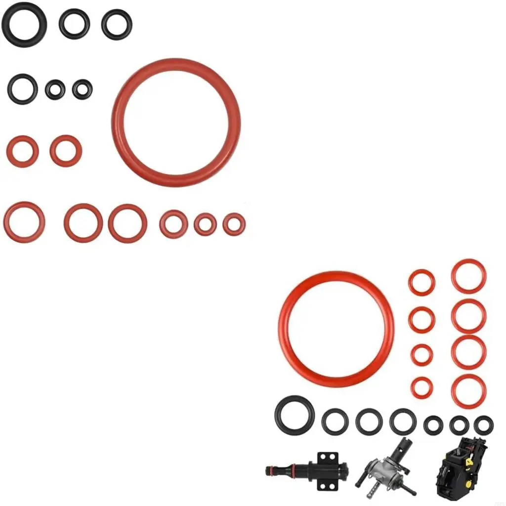 J6PE 30PCS Coffee Machine Maintenance Silicone Sealing Gasket Coffee Maker Component