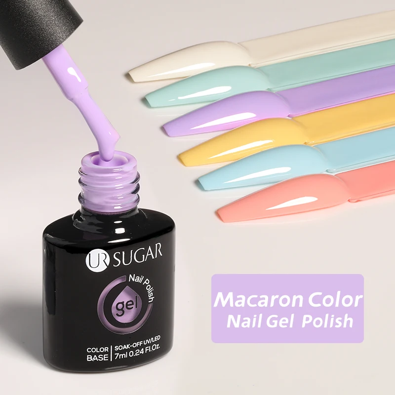 UR SUGAR-botella de cristal para esmalte de uñas, barniz semipermanente UV Led, Gel de manicura DIY, serie Marca Dragon, 7ml