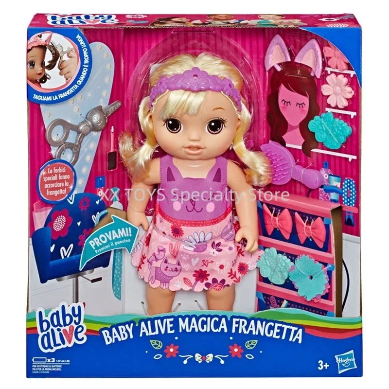 

Baby Alive Snip N Style Baby Blonde Hair Talking Doll With Bangs That Grow Kids Interactive Doll Toys Girl Play House Toy Gifts