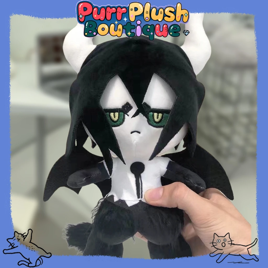

25cm Bleach Plush Ulquiorra Cifer Stuffed Kawaii Doll Birthday Gift Demon with Horns Send Friends Xmas Toys for Kids Fans New