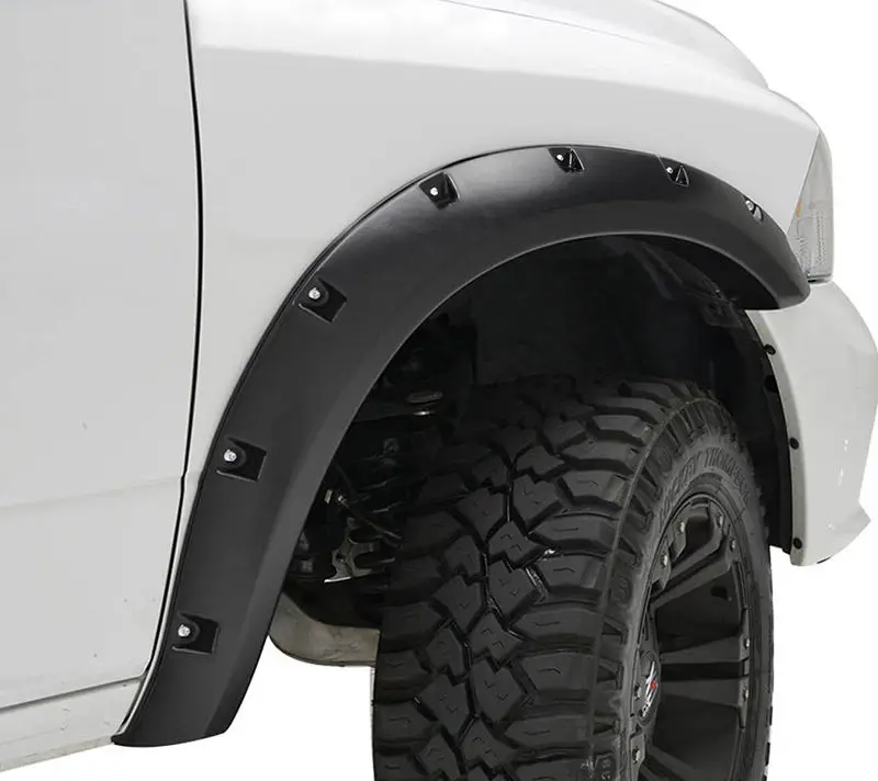 Pocket Riveted Style Fender Flares for 2010-2018 DODGE RAM 2500/3500 Pickup Truck Wheel Arch Covers