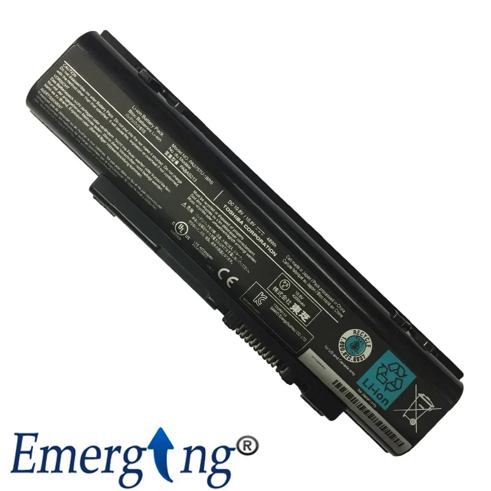 10.8V 48Wh New Laptop Battery for Toshiba Qosmio PA3757U-1BRS PABAS213 F60 F750 F755 T750 T851