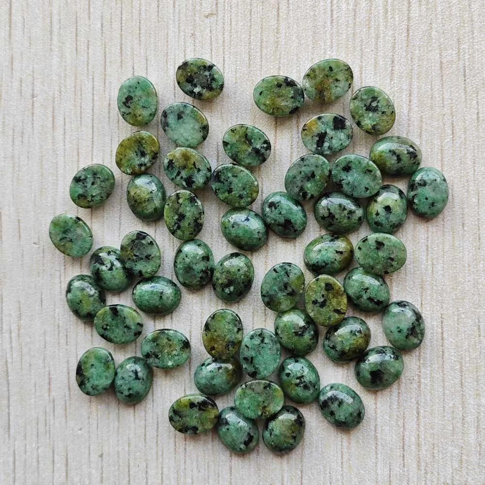Fashion good quality natural African pine Oval CABOCHON 8x10mm beads charms for jewelry making wholesale 50pcs/lot free shipping
