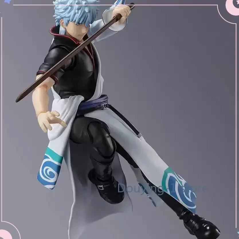 

В наличии 100% оригинал, новый Bandai SHF Gintama Sakata Gintoki, экшн-фигурка, игрушка, Коллекционная модель, игрушка-фигурка