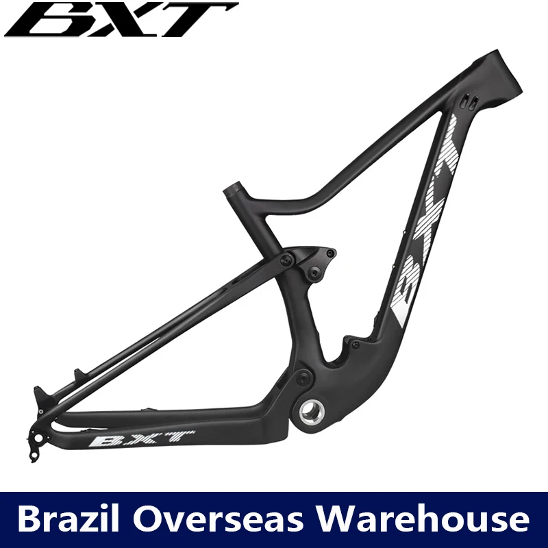 Brazil Overseas Warehouse 29er Travel 100mm XC Mountain Bicycle Full Suspension 29 Carbon Frame Thru Axle Quick Release