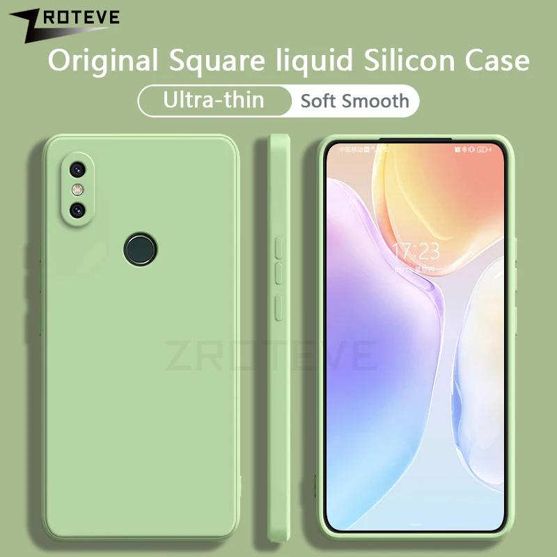Mix 3 2s durumda ZROTEVE orijinal yumuşak sıvı silikon kapak için Xiaomi Mi Mix 3 2s 2 Xiaomi mixmix2s Mix3 darbeye telefon kılıfları