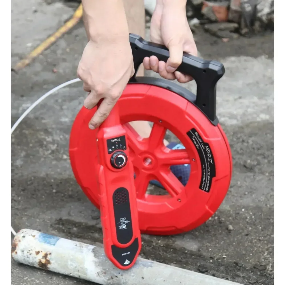 Noyafa Pip PVC Iron Pipe Blockage Detector NF-5120 Diagnostic-Tool Scanner Pipeline Blocking Clogging Plumbers Instrument