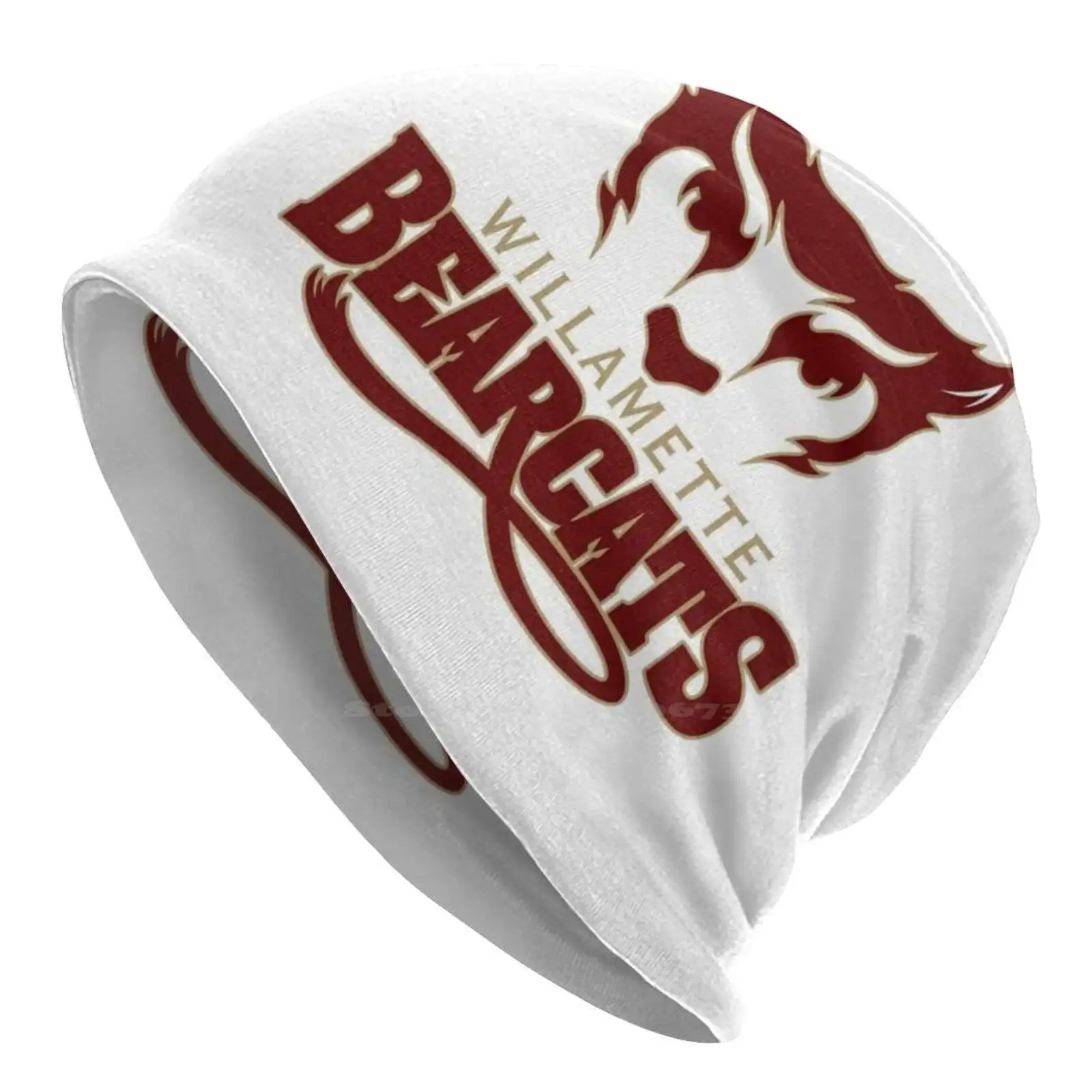 Willamette Bearcats Knitted Hat Warm Beanie Outdoor Caps Willamette Bearcats Fans Wu Bearcats Logo University Best Design For