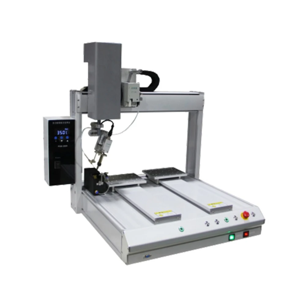 High-Precision Automatic Soldering Machine: Industrial PCB Soldering Tool with Dual-Worktable Efficiency