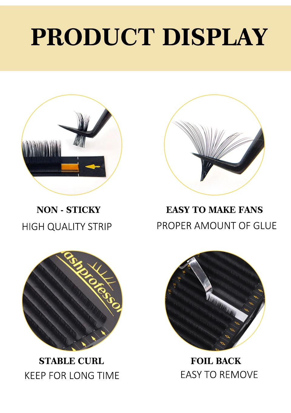 6-20mm Matte Dark Black Cashmere Lashes Volume Extension Mega Flase Individual Eyelashes Extension Cilios Easy Fanning Eyelashes