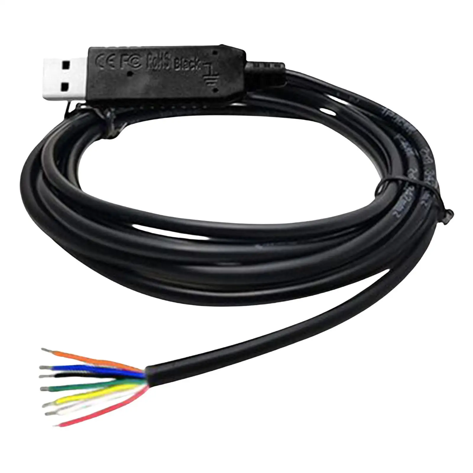 USB Switch Cable Wire 2m Black Foot Switch Pedal Cable Customizable HID Keyboard Mouse for Disabled Assist