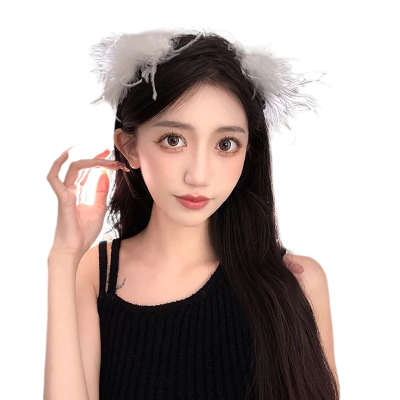 Elegant Hair Clip 2000s Trend Graceful Side Clip Headpiece Balletcore Sweet Cool Photo Props