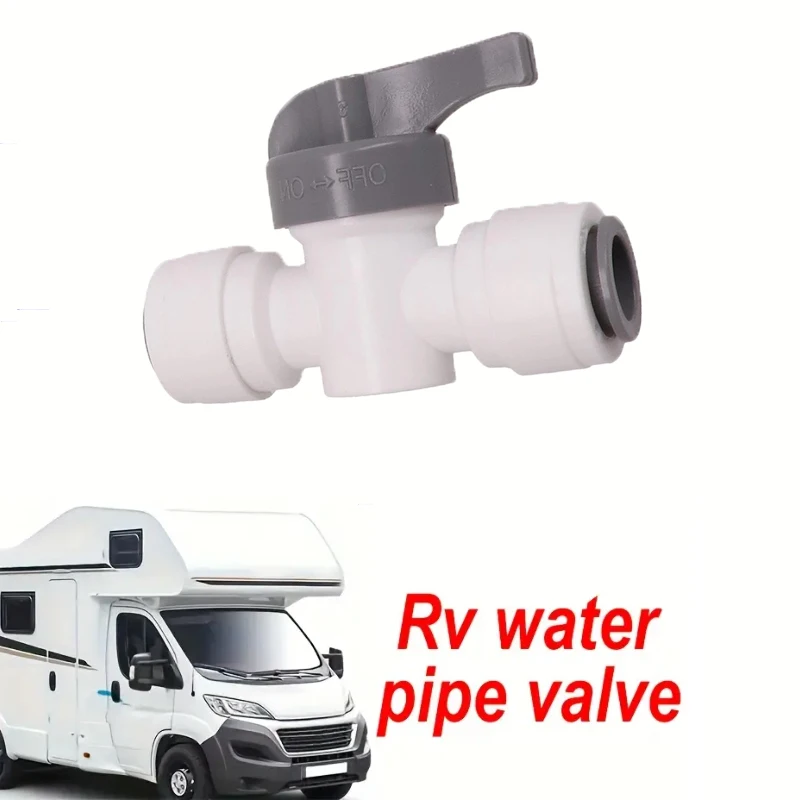 1/2PCS For John Guest 12mm Push Fit Shut Off Valve StopTap Caravan Motorhome Boat Campervan Camper Accessories Replacement Part