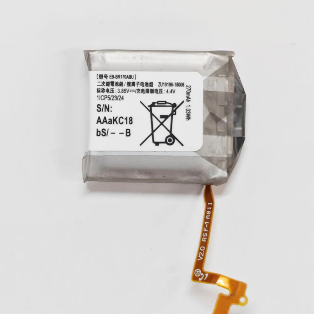 EB-BR170ABU 42mm 270mAh Headset Battery For Samsung Galaxy Buds Plus EP-QR170 BR170 SM-R175 EP-QR175 Earbuds SM-R170 Compartment